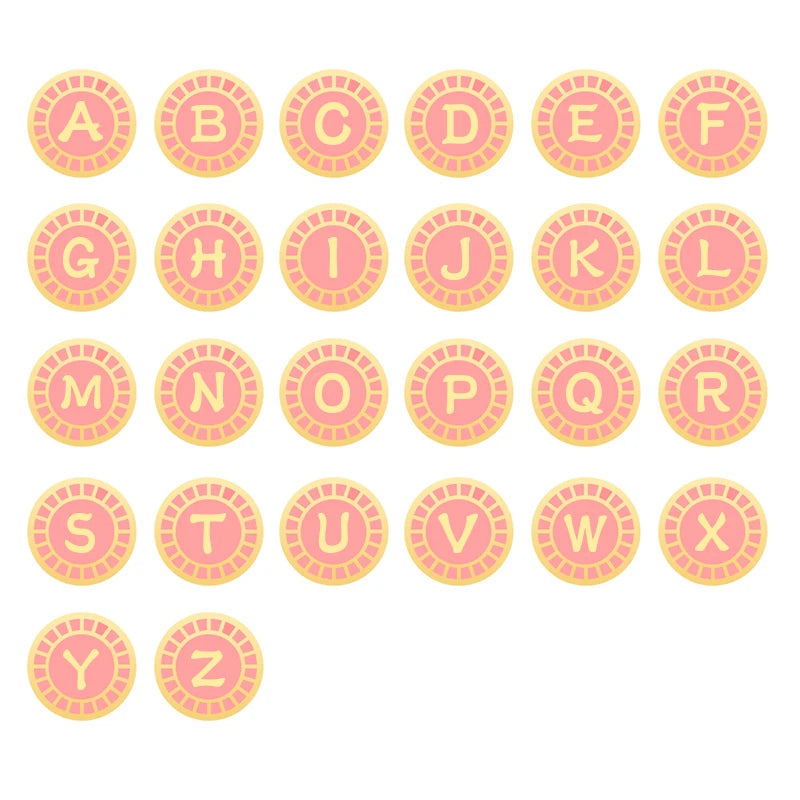 Classic A-Z Initial Letters Bracelets Stainless Steel Braided Leather