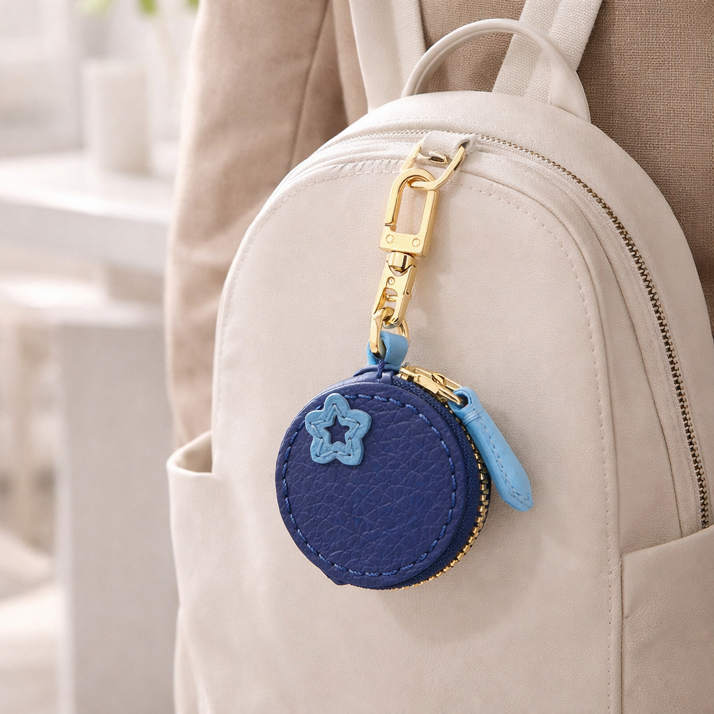 FruitPop Mini Wallet Collection – Leather Coin Purse Pendant