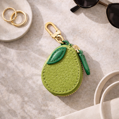 FruitPop Mini Wallet Collection – Leather Coin Purse Pendant