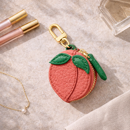 FruitPop Mini Wallet Collection – Leather Coin Purse Pendant