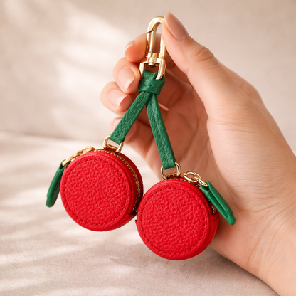 FruitPop Mini Wallet Collection – Leather Coin Purse Pendant