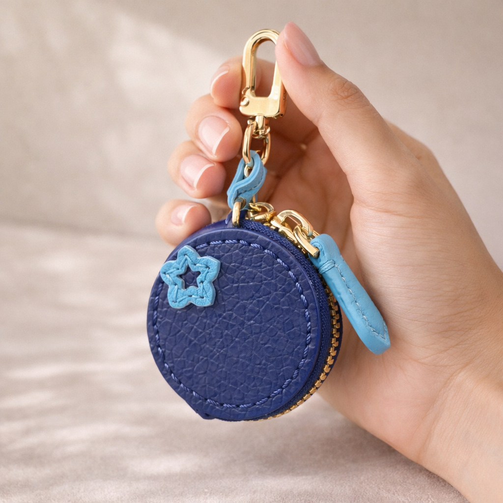 FruitPop Mini Wallet Collection – Leather Coin Purse Pendant