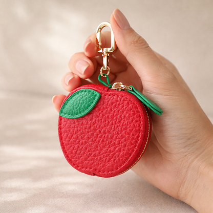 FruitPop Mini Wallet Collection – Leather Coin Purse Pendant