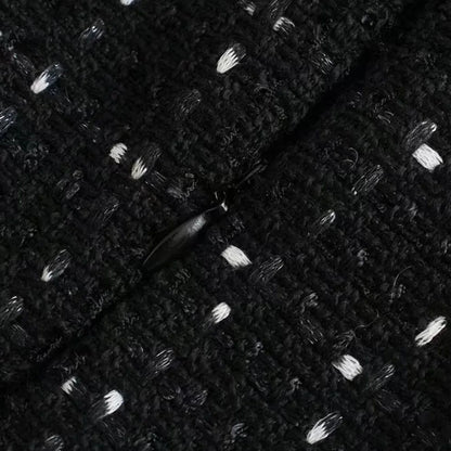 Μίνι τουίντ Φόρεμα Vintage Μαύρο