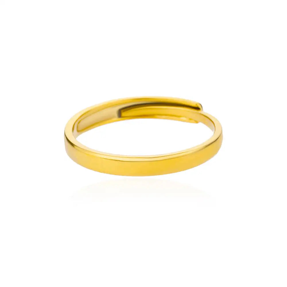 Gold Stainless Steel Rings – 17 mm
