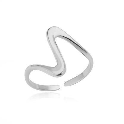 Goldfarbene Edelstahlringe – 17 mm