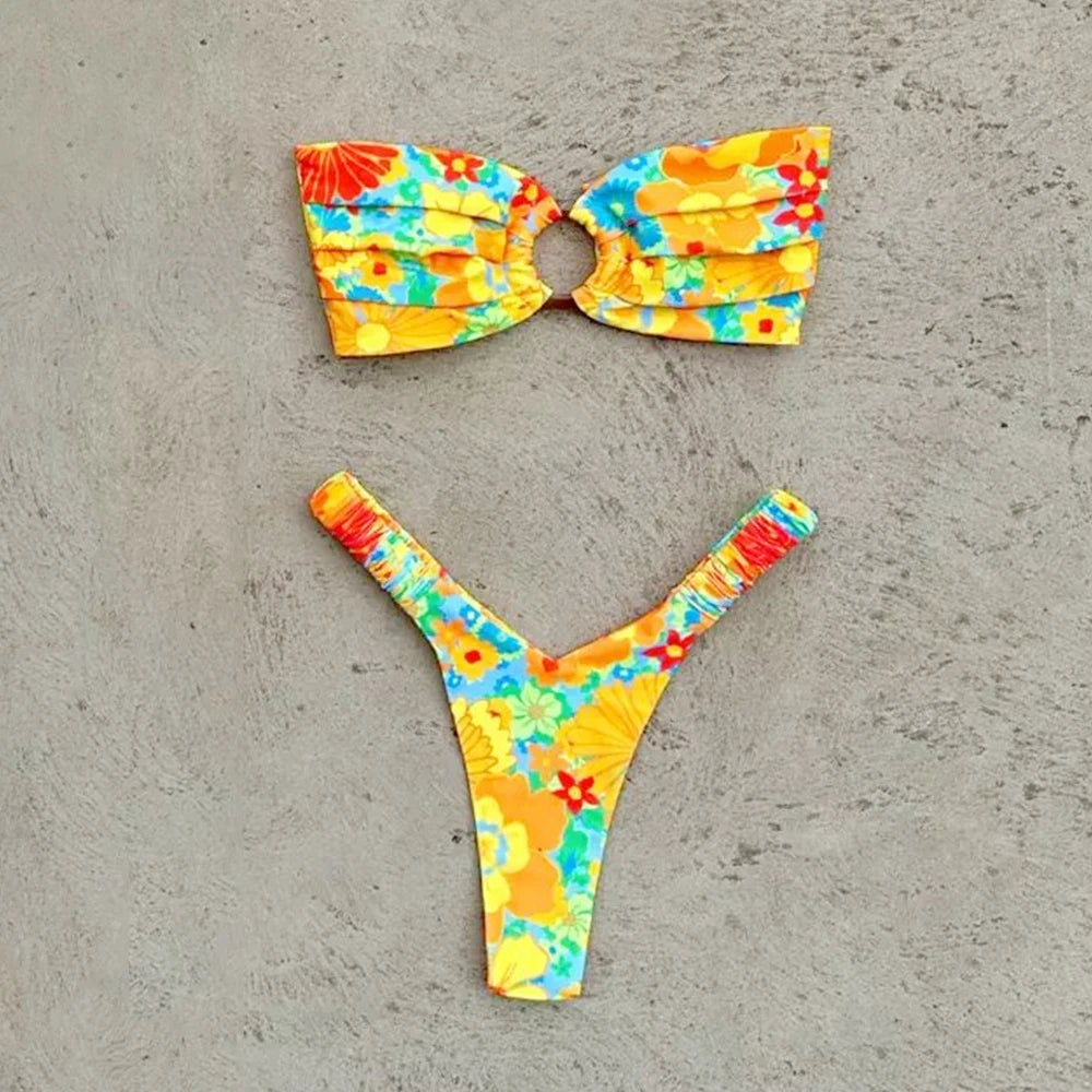 Micro Bikini Push Up Brazilian Set