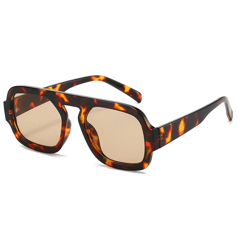 Retro Square Gradient UV400 Sunglasses