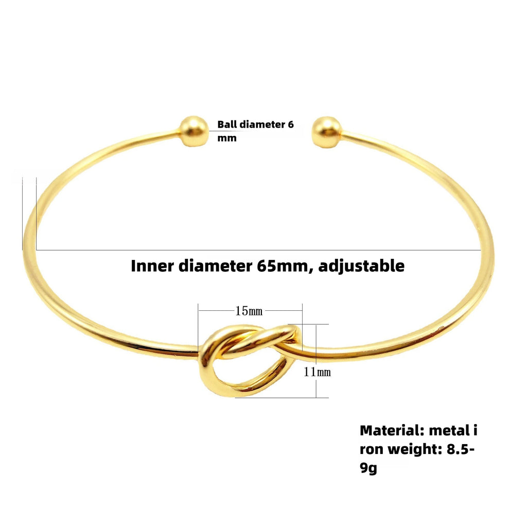 Pulsera Acero Oro Tejido Twist Joyería