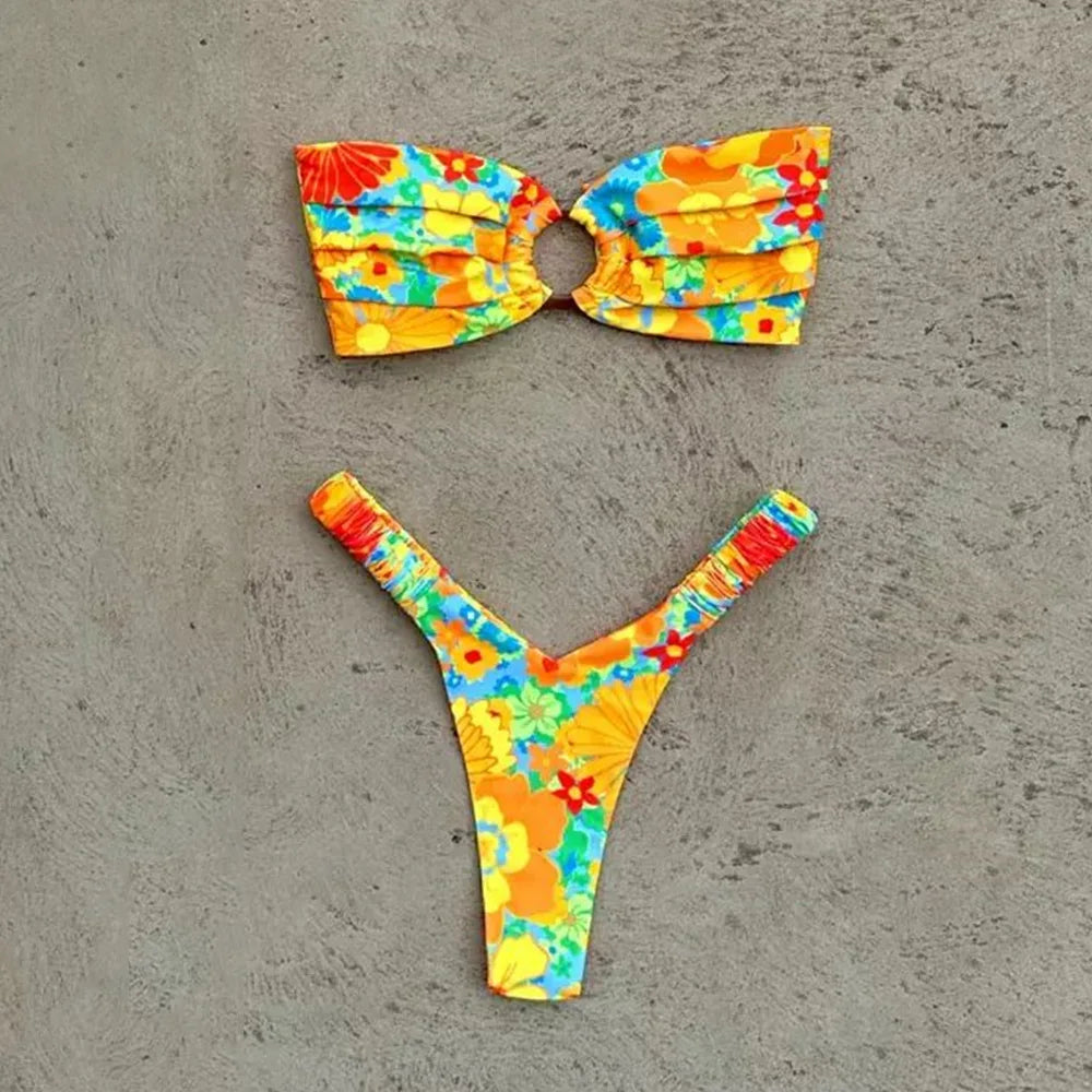 Micro Bikini Push Up Brazilian Set