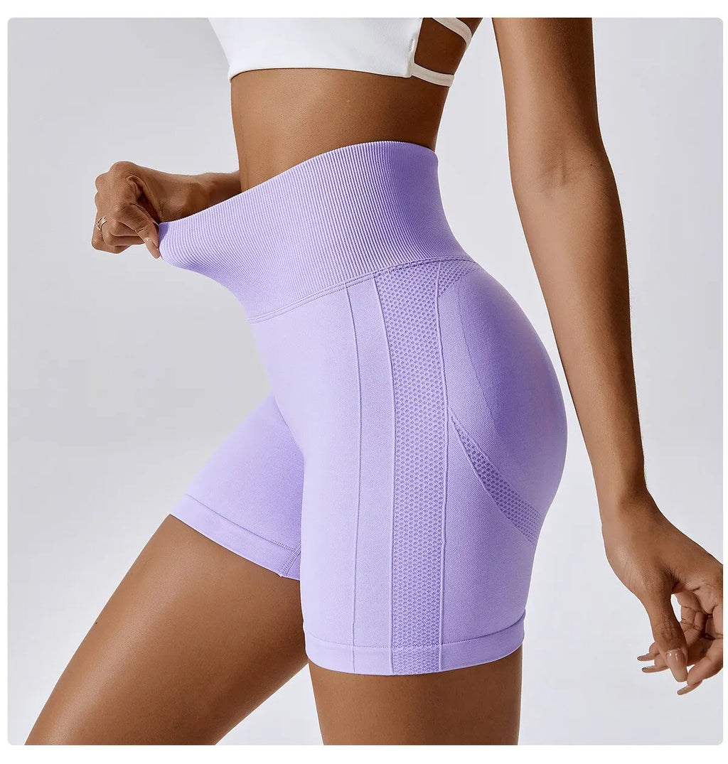 Short femme Jogging Fitness taille haute Push Up