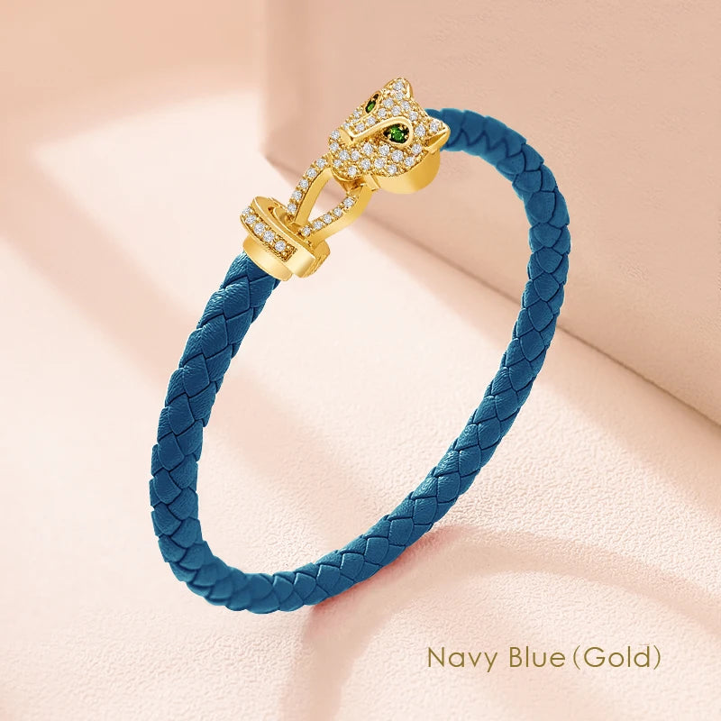 Classic Design Exquisite Cheetah Zircon Bracelet