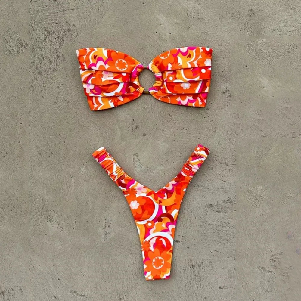 Micro Bikini Push Up Brazilian Set