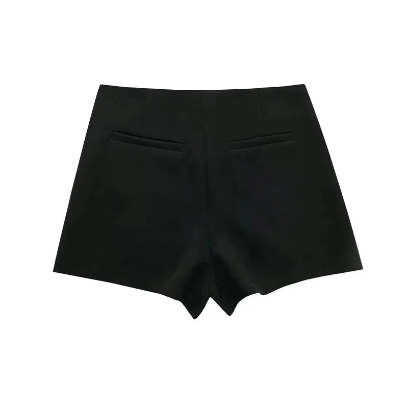 Asymmetric High-Waist Skort – Summer Casual
