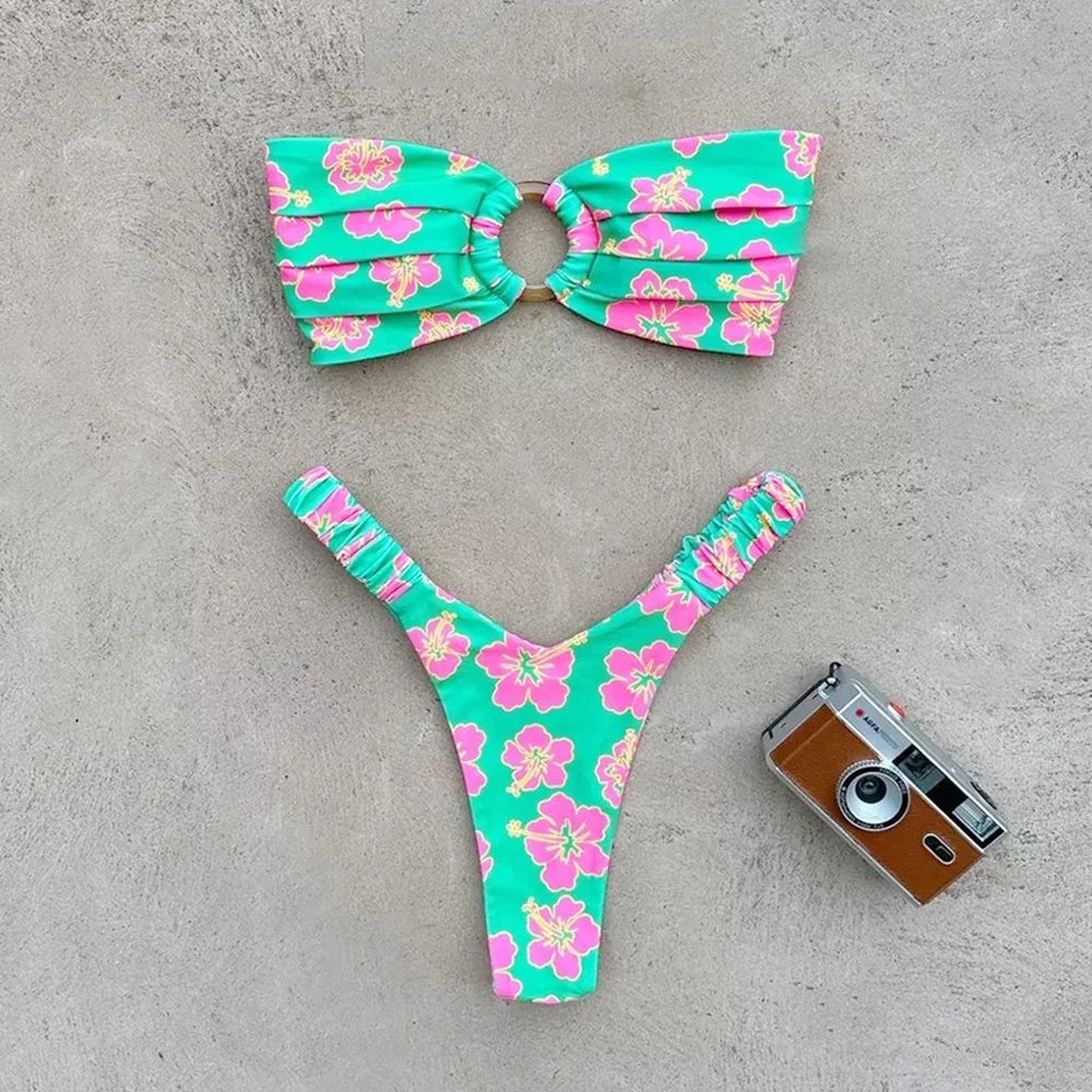 Micro Bikini Push Up Brazilian Set