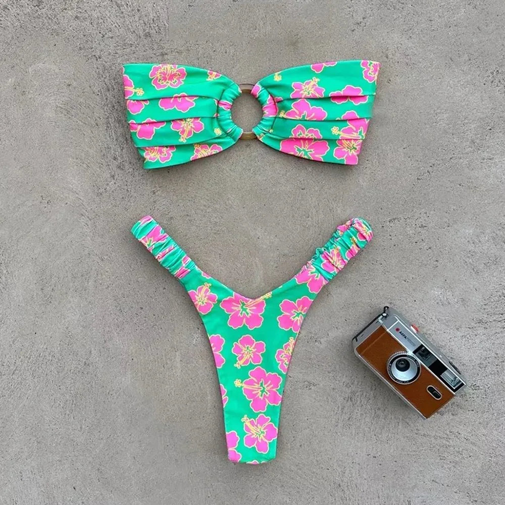 Set brazilian Push Up Micro Bikini