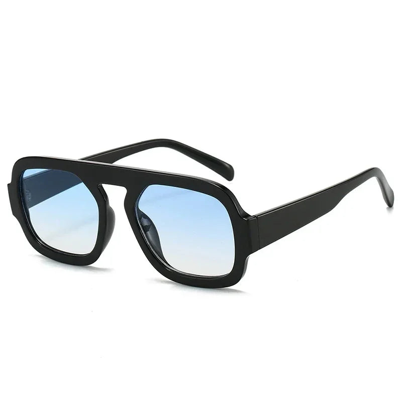 Retro Square Gradient UV400 Sunglasses