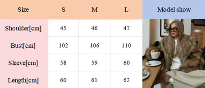 Fluffy rever umjetno krzno