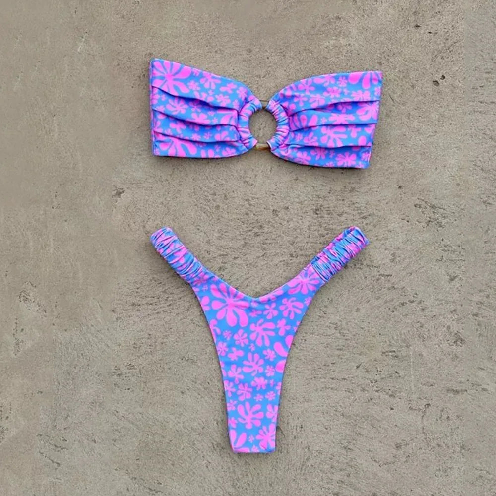 Micro Bikini Push Up Brazilian Set