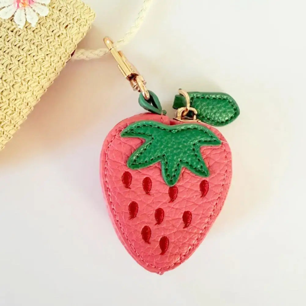 FruitPop Mini Wallet Collection – Leather Coin Purse Pendant