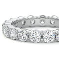 4mm Moissanite Eternity Ring – 14K Gold Filled