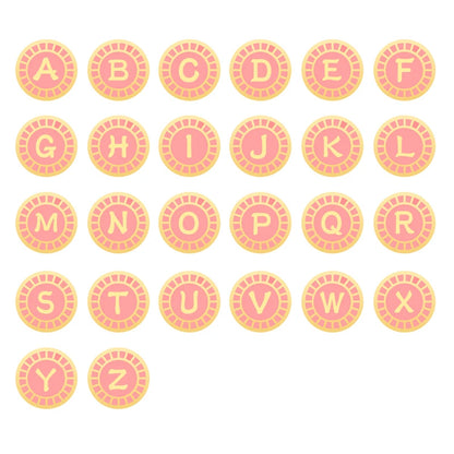 Classic A-Z Initial Letters Bracelets Stainless Steel Braided Leather