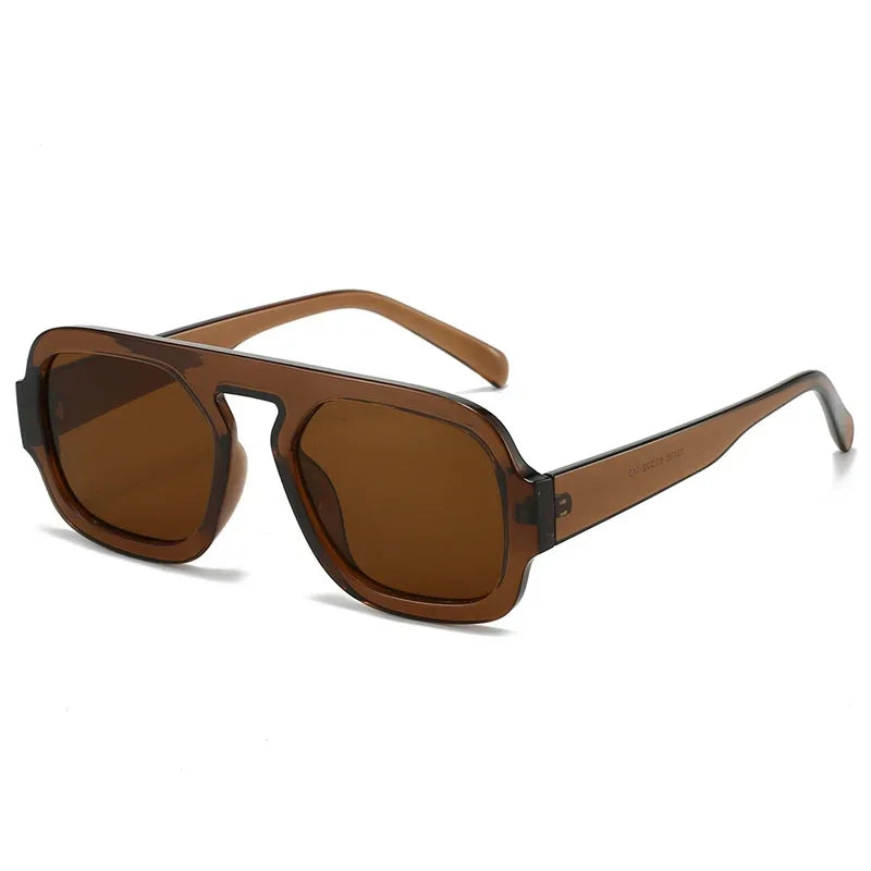 Retro Square Gradient UV400 Sunglasses