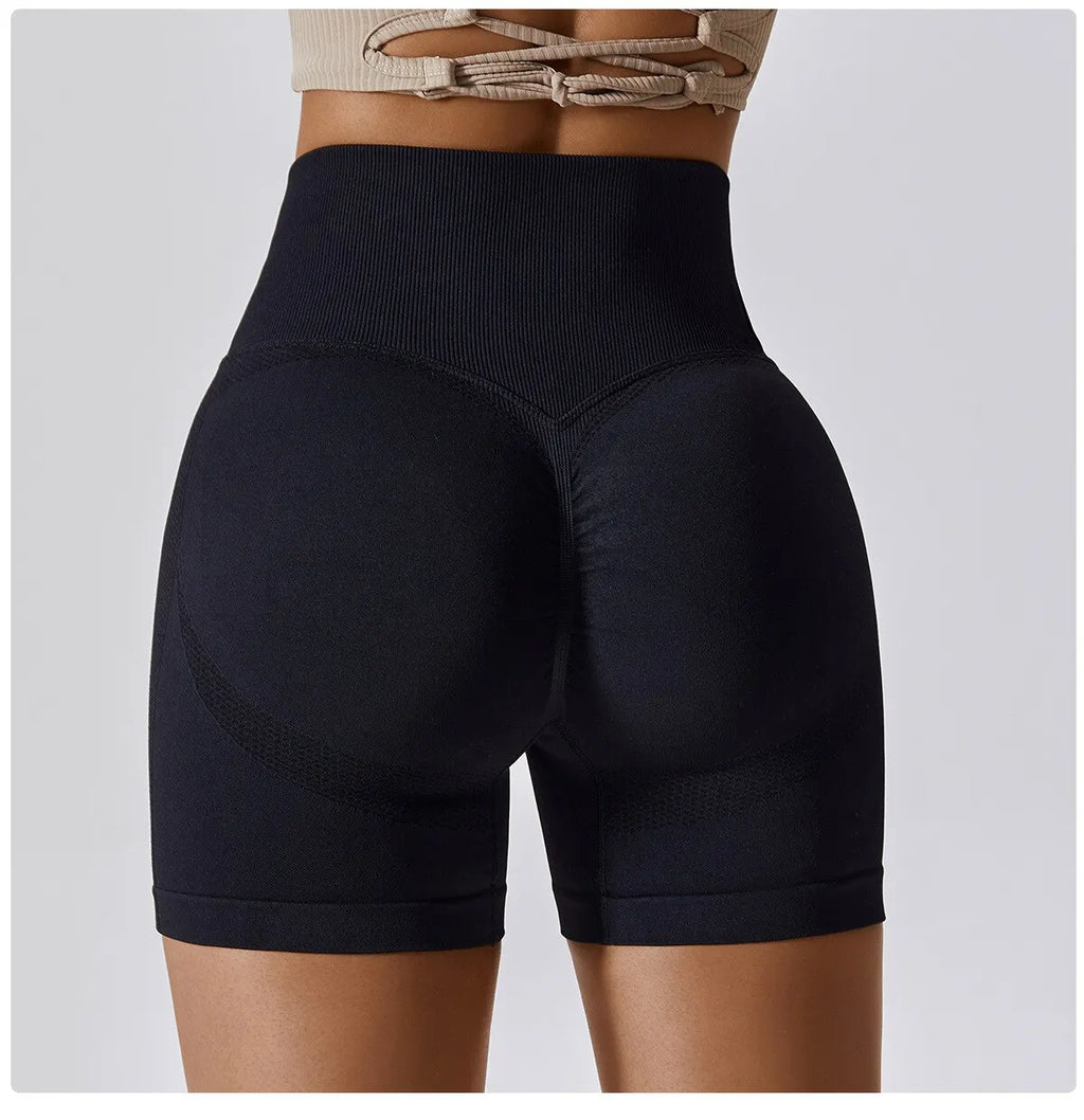 Short femme Jogging Fitness taille haute Push Up