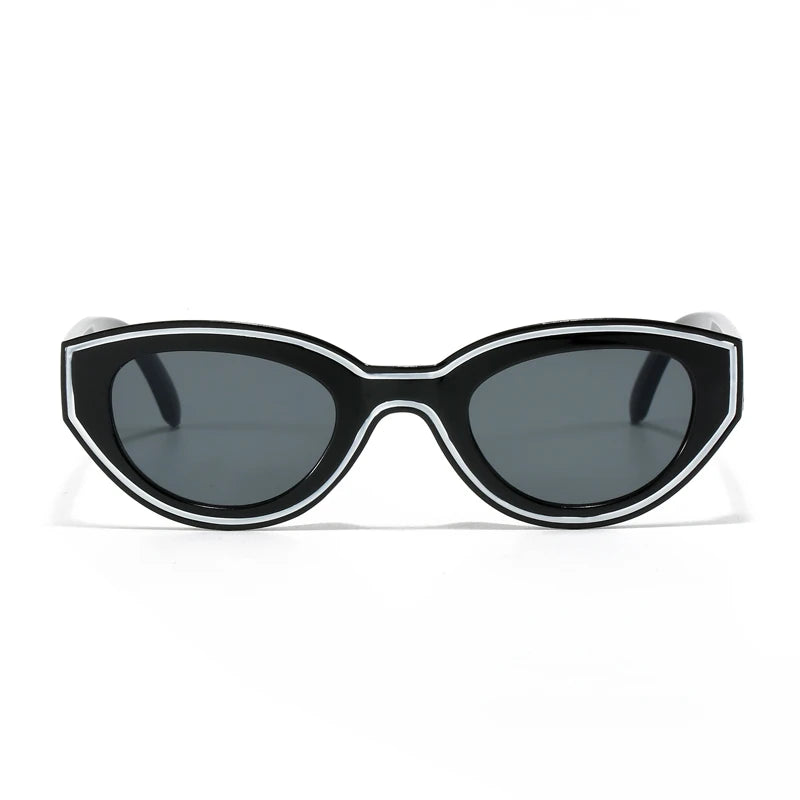 Polygon Gradient Cat Eye Sunglasses