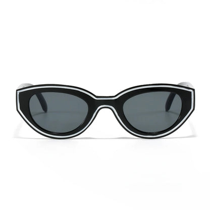 Polygon Gradient Cat Eye Sunglasses