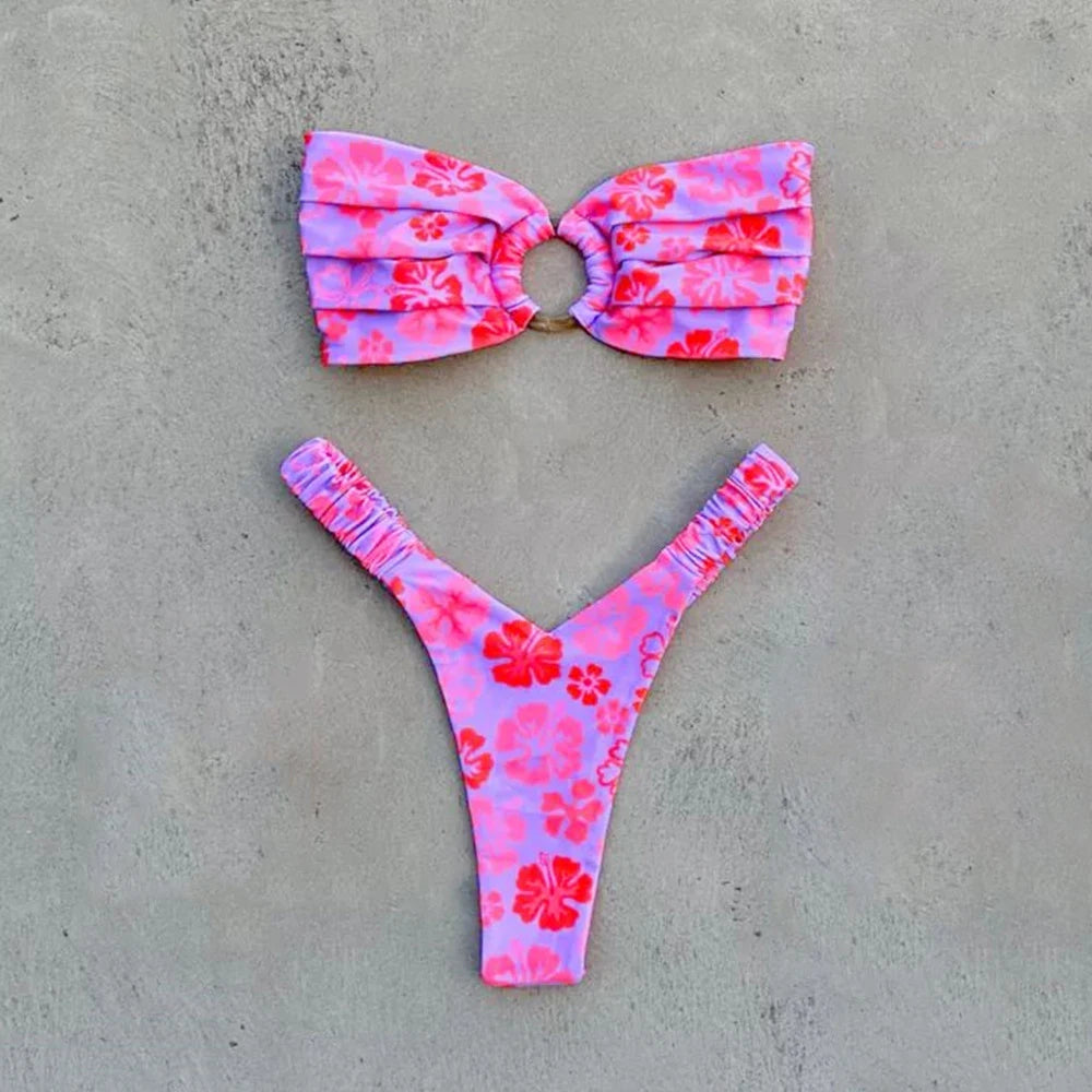 Micro Bikini Push Up Brazilian Set