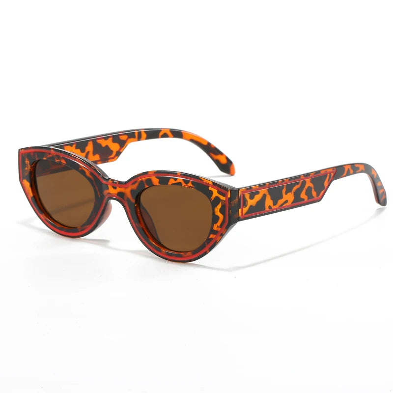 Polygon Gradient Cat Eye Sunglasses