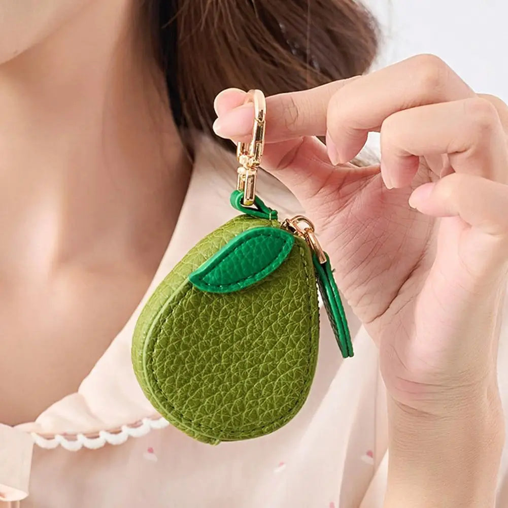 FruitPop Mini Wallet Collection – Leather Coin Purse Pendant