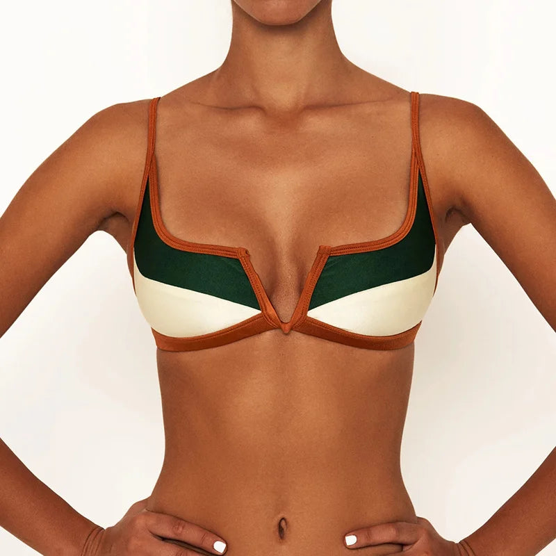 Bikini brazilski kupaći kostimi Vintage Multicolor Set