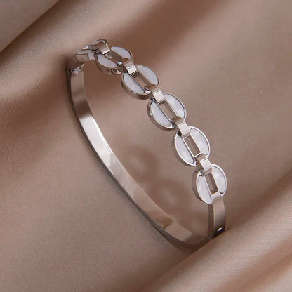 Golden Steel Bracelet Jewelry Unique Accessories