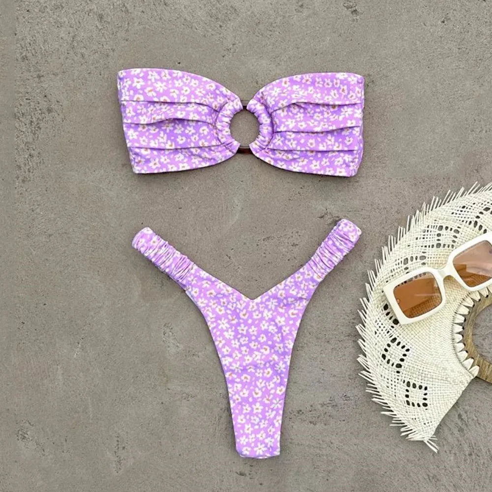 Micro Bikini Push Up Brazilian Set