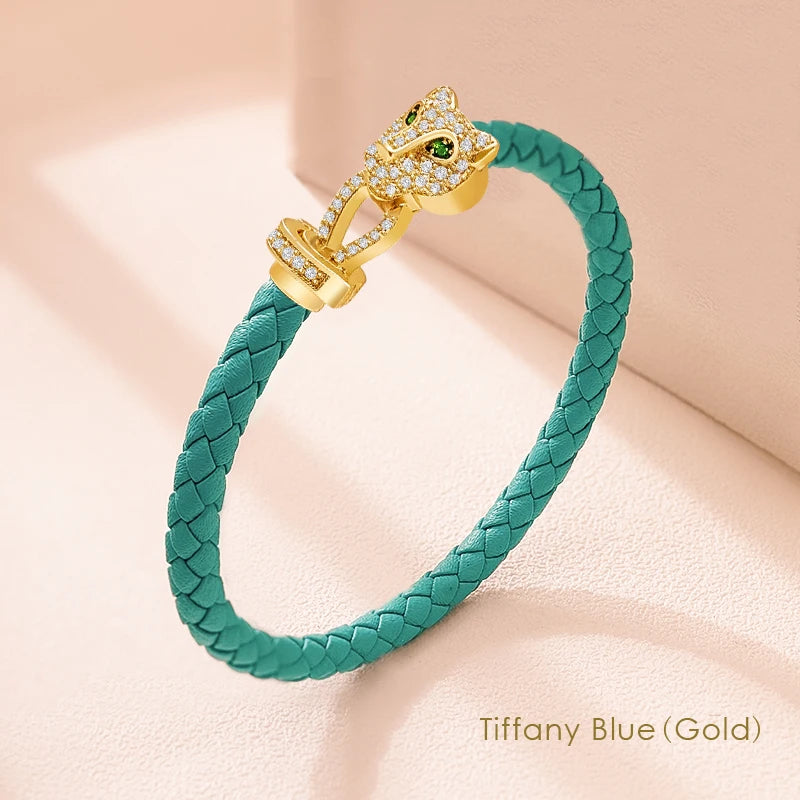 Classic Design Exquisite Cheetah Zircon Bracelet