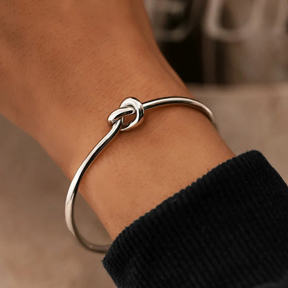Bracelet Steel Gold Woven Twist Jewelry