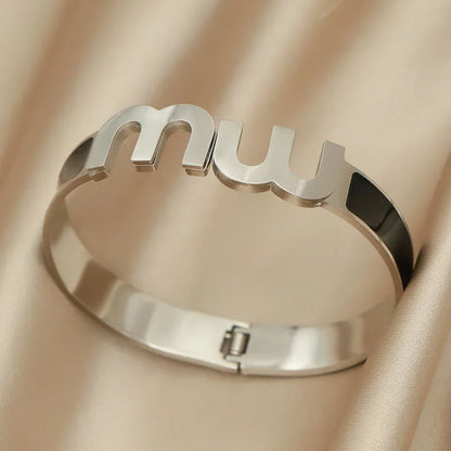 Golden Steel Bracelet Jewelry Unique Accessories