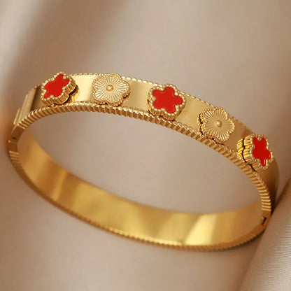 Golden Steel Bracelet Jewelry Unique Accessories