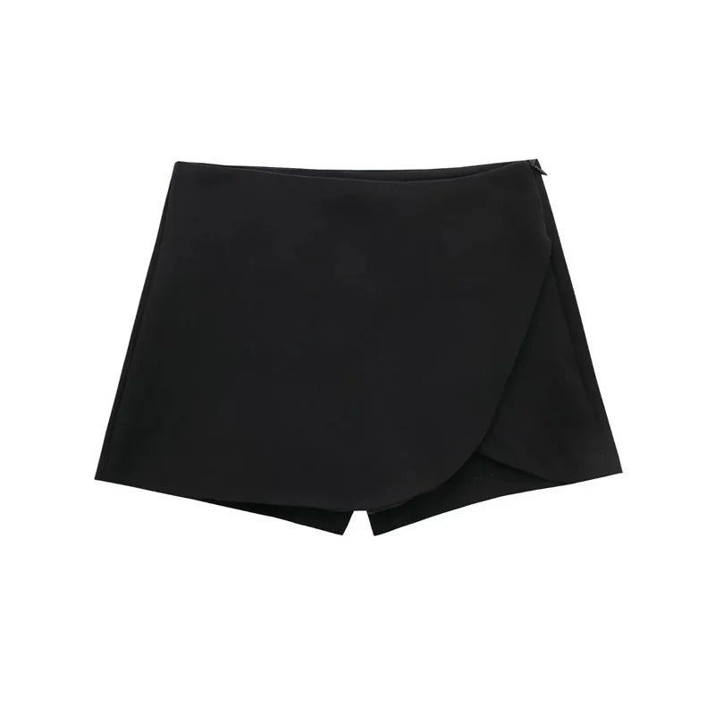 Asymmetric High-Waist Skort – Summer Casual