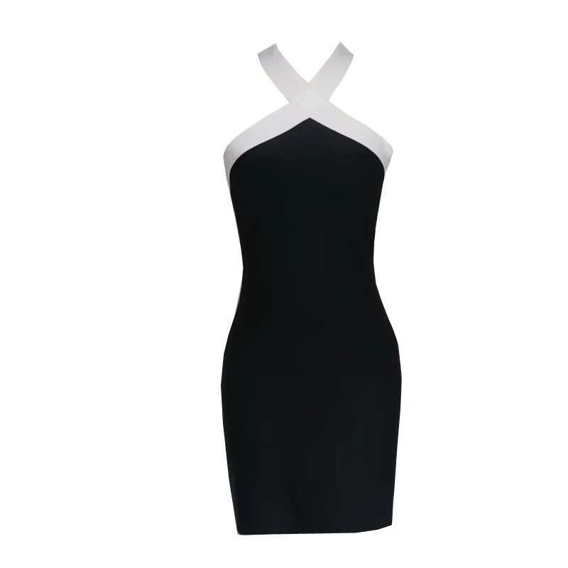 Backless Strapless Mini Bandage Dress