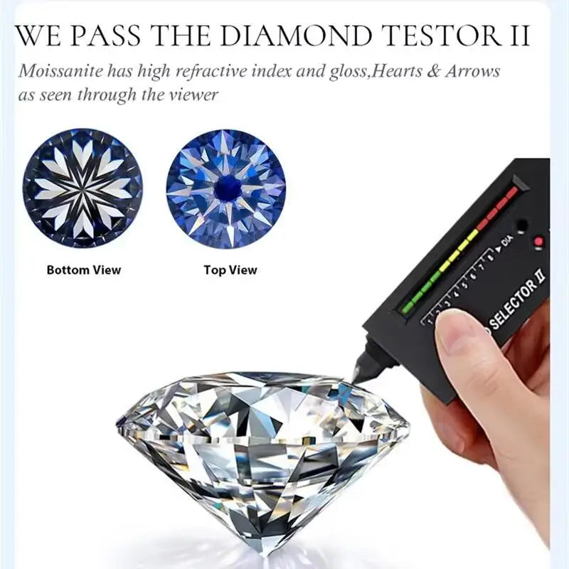 Yellow Moissanite Engagement Ring – 0.5–3CT