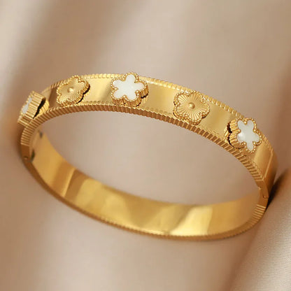 Golden Steel Bracelet Jewelry Unique Accessories