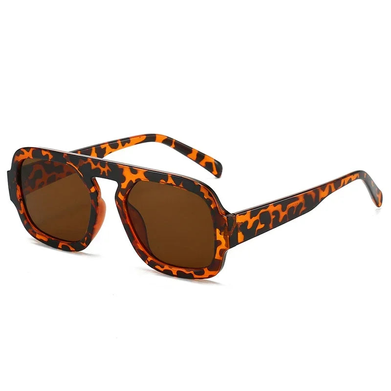 Retro Square Gradient UV400 Sunglasses