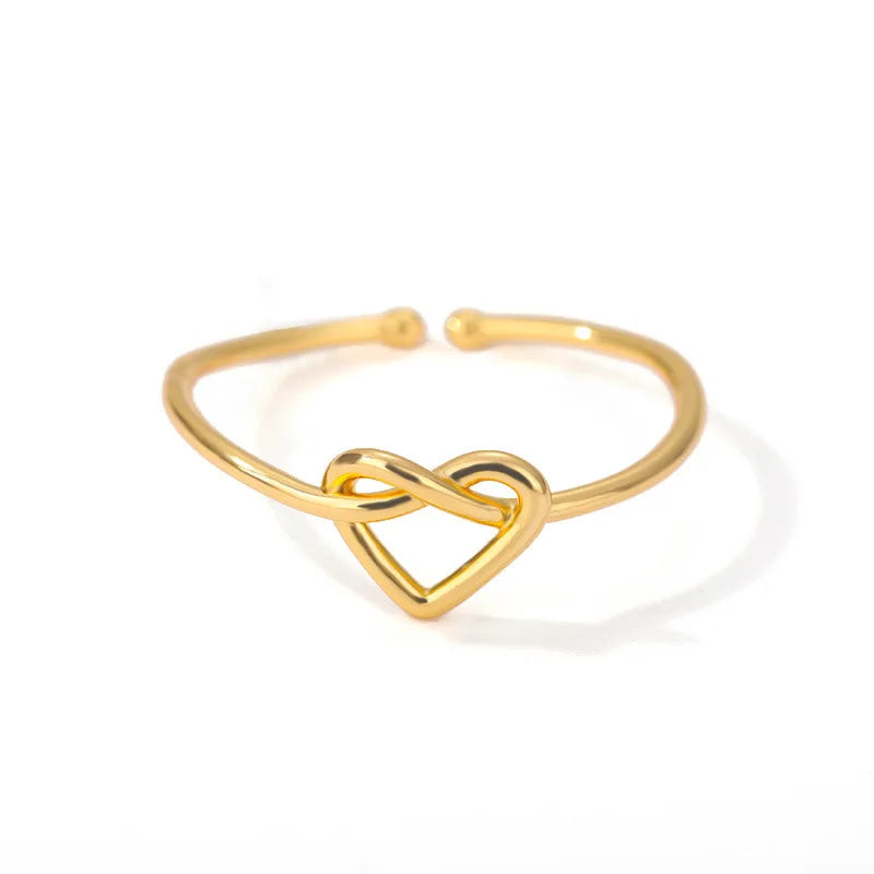 Gold Stainless Steel Rings – 17 mm