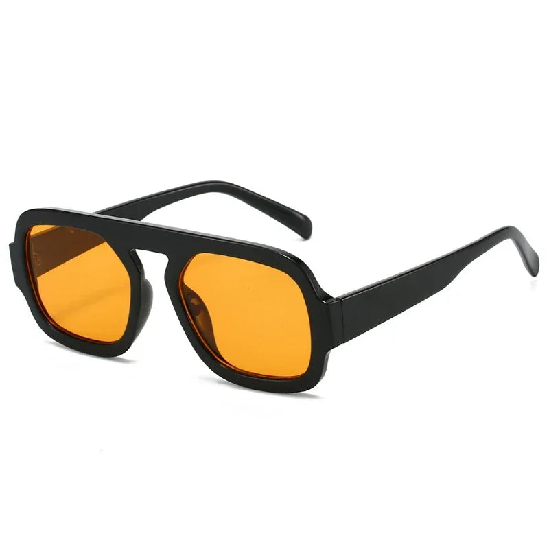 Retro Square Gradient UV400 Sunglasses