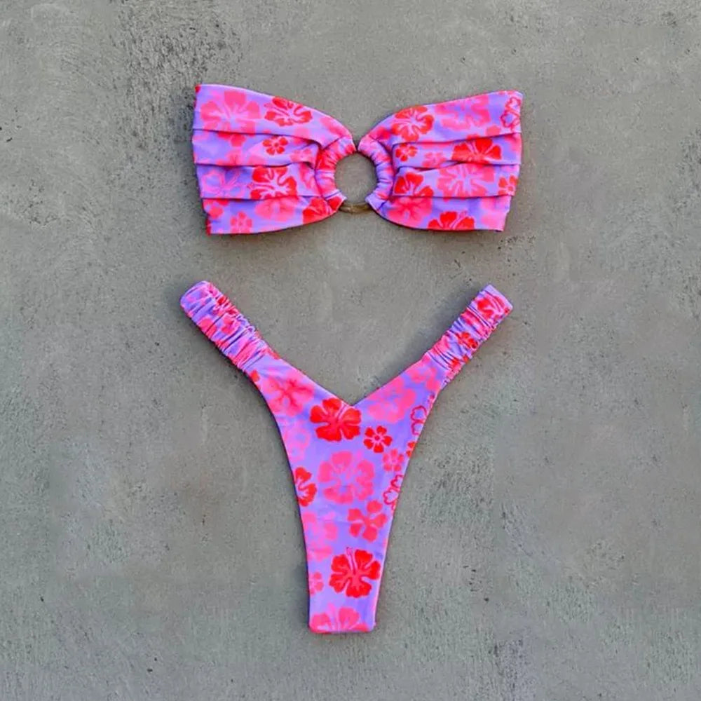 Micro Bikini Push Up Brazilian Set