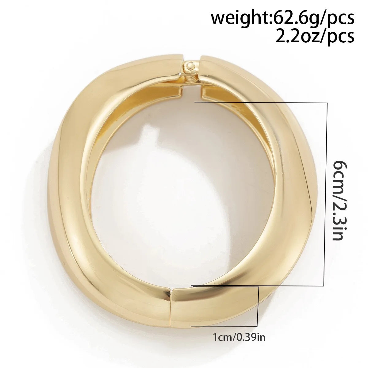 Vintage hip hop metalne manžetne narukvice zlatna narukvica