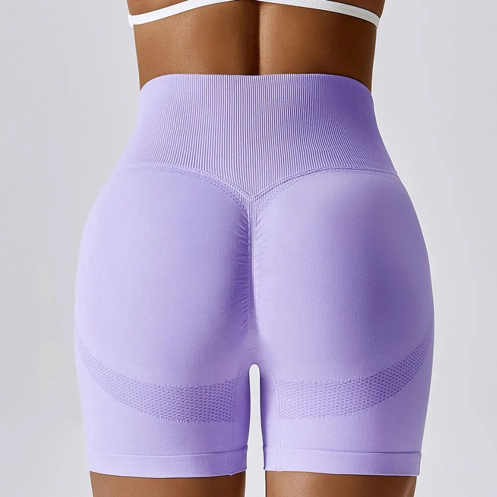 Short femme Jogging Fitness taille haute Push Up